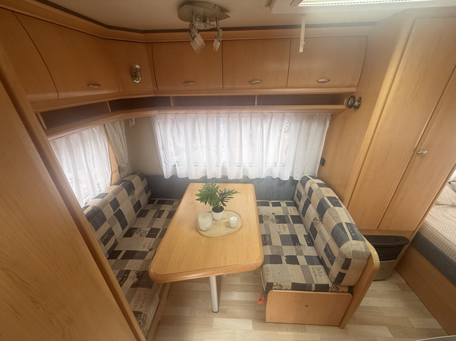Hobby de luxe 400 SF cama transversal 4 plazas avance mover mosquitera estufa truma inodoro foto: 11
