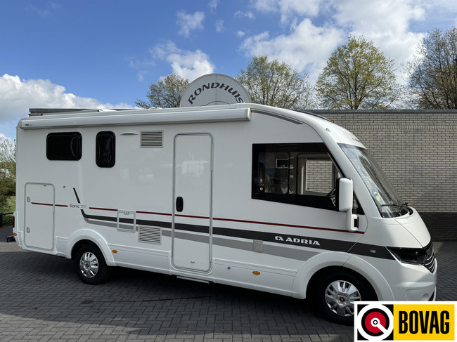 Adria SONIC I 600 SC 130 pk Euro6 Fiat Ducato NL-Camper **Queensbed/4 slaapplaatsen/Luifel/Memo chassis drager/Dakairco/Bearlock/Zeer