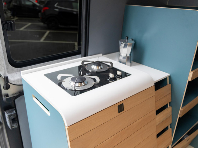 Peugeot Boxer 2.2 BlueHDi 140 L3H2 3.3t VAN-Jorn modulaire buscamper, ready to ride (DEMO) foto: 16