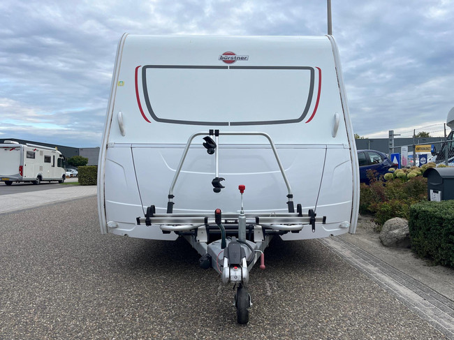 Bürstner Premio 490 TS | Queensbed | Voortent | Vol automatische Mover | Fietsenrek | Asschokbrekers