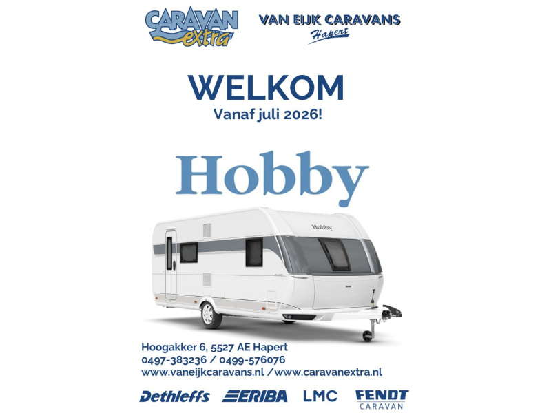 &iexcl;Hobby Excellent Edition 495 UL AHORA EN VAN EIJK CARAVANS! foto: 22