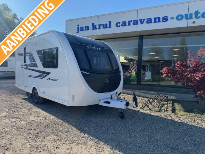 Sprite Mondial 420 SE bietet Einzelbetten 