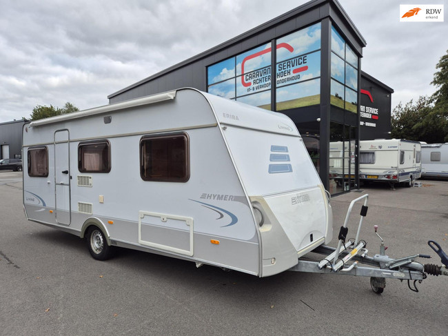 Eriba - Hymer 532 Enkele - losse bedden of XXL bed & luifel