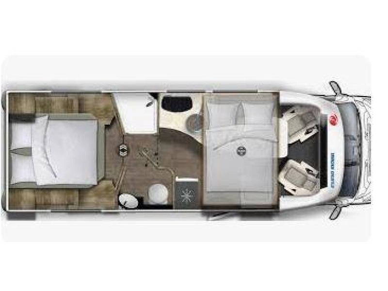 Eura Mobil Profila RS 720 QB QUEENSBED+HEFBED  foto: 15