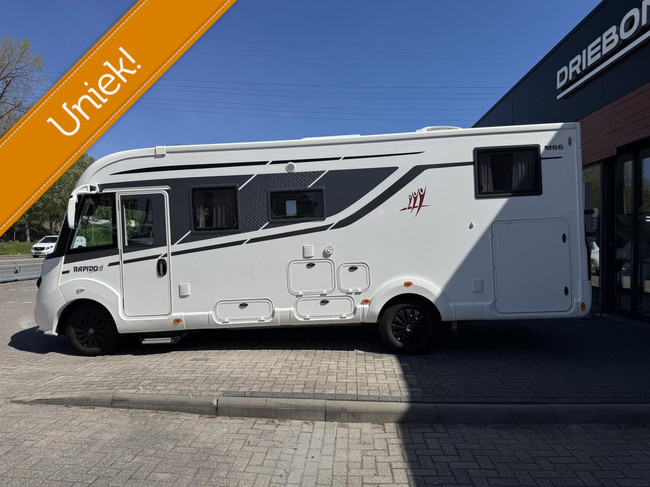 RAPIDO M66 Automaat Enkele Bedden Levelsysteem 2x Airco foto: 8