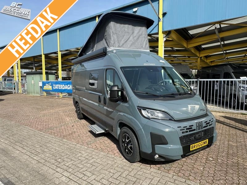 HymerCar Free 600 Dwars bed en Hefdak/Bed