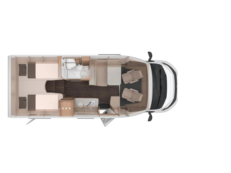 Knaus L!ve Ti 650 MEG Platinum / camas bajas foto: 18