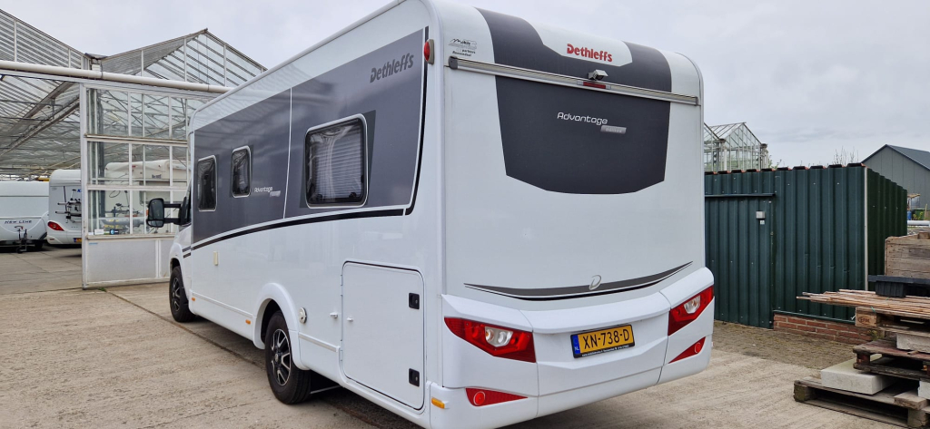 Dethleffs Globebus T006 Euro6 Automaat Enkele Bedden Luifel Grote Garage