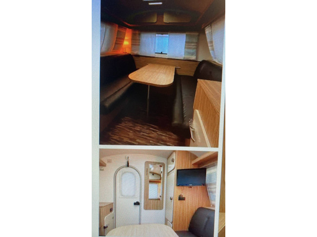 Knaus Schwalbennest Isabella Tent Koelkast TV 2 persoons Obelink Luifel foto: 16
