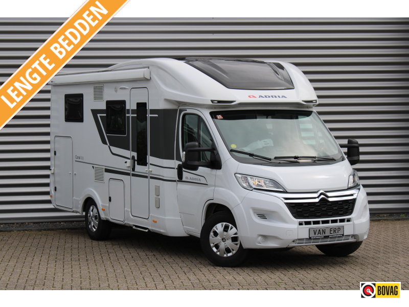 Adria Coral 600 SL 140PK Lengtebedden Garage  foto: 0