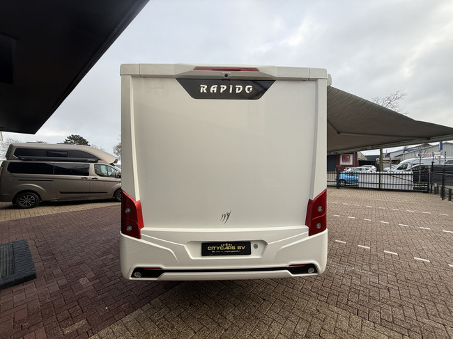 RAPIDO 896 F 160 PK face to face slechts 12.000 dkm Queensbed+hefbed luifel 2x tv camera grote garage dakairco Truma hordeur foto: 6
