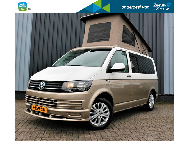 Volkswagen Transporter 2.0 tdi 150ch Aut. 4 couchages, r&eacute;gulateur de vitesse, climatisation, nouvel int&eacute;rieur, si&egrave;ge passager pivotant, attelage, deux tons, moustiquaire, plein d'options!!!