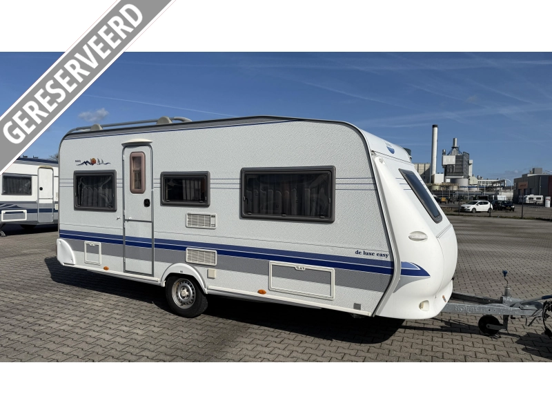 Hobby De luxe Easy 495 UL lits jumeaux salon rond photo : 0
