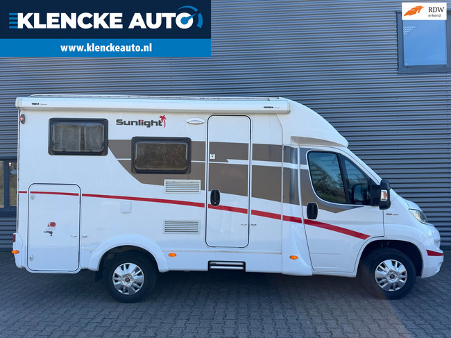 Sunlight T60 TOPSTAAT Airco Dwarsbed 81.086km Elektrische fietsendrager Capron Cruise ctrl Navi foto: 0