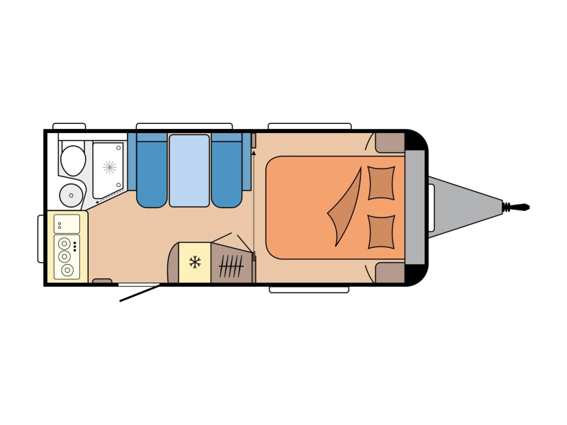 Hobby De Luxe 460 SFF NU BIJ VAN EIJK CARAVANS!  foto: 2