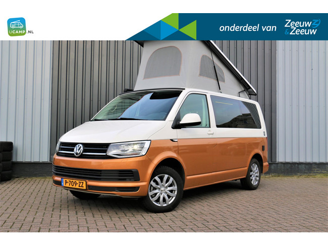 Volkswagen Transporter Camper 2.0 TDI L1H1 Highline 150pk Autom 4 Slaapplaatsen Nav Cruise Climatic Nieuw interieur