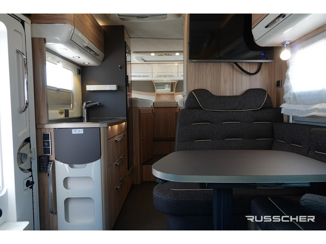 Hymer MLT 570 | 60 EDITION | 164Pk | Automaat | Levelsysteem | Bearlock | Lengtebedden foto: 4