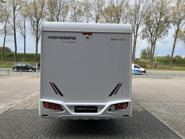 Weinsberg 600 MEG Pepper Edition 165PK Enkele Bedden Luifel Zonnepaneel Omvormer foto: 8