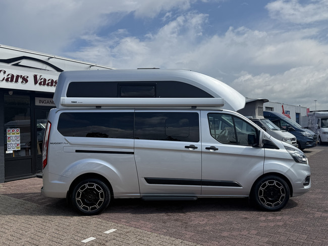 Ford Nugget plus techo alto Westfalia autom&aacute;tico 170 cv 4 plazas aire acondicionado c&aacute;mara control de crucero llantas de aleaci&oacute;n gancho de remolque desmontable pdc d/t foto: 2