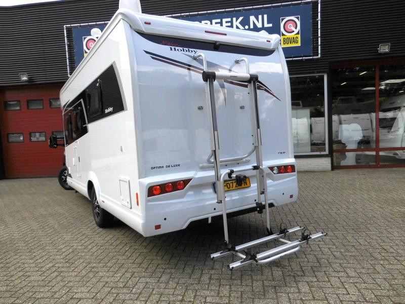 Hobby Optima De Luxe 75 HF HEFBED +SOLAR +FIETSENREK  foto: 4