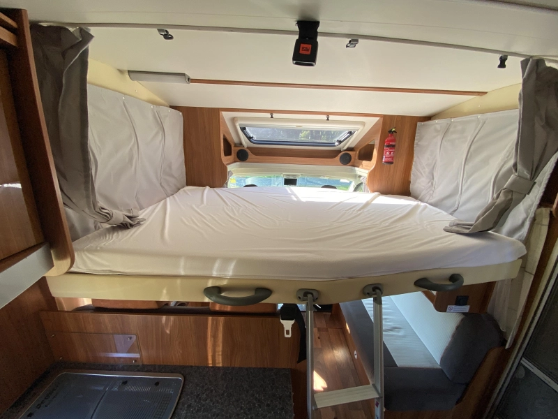 Dethleffs Magic Edition 7151 EB lengte bedden + hefbed  foto: 17