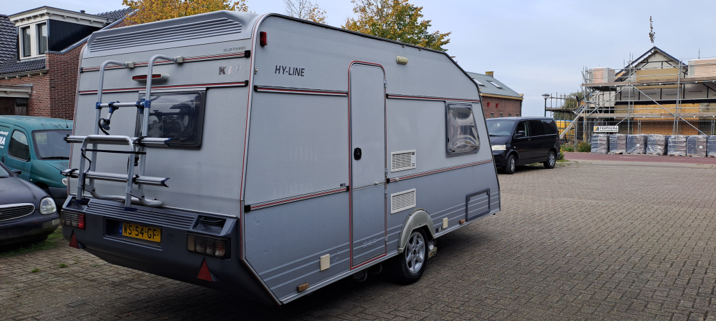 KIP Hy-line, met voortent, luifel en MOVER! foto: 6