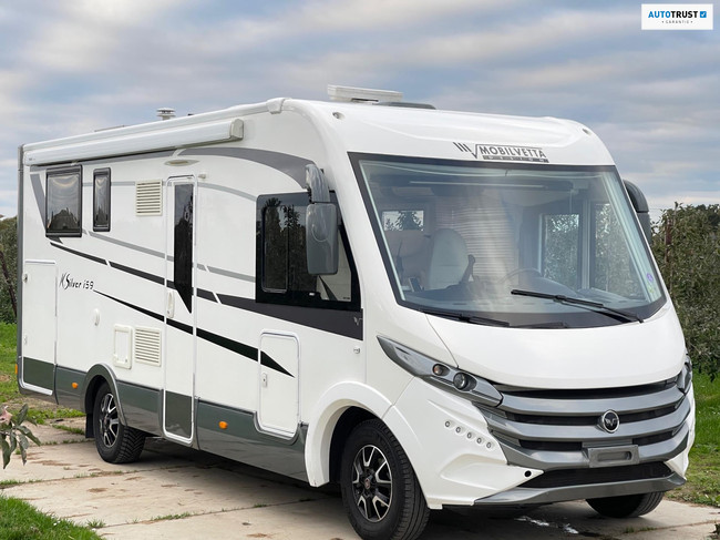 Mobilvetta K-SILVER I-59 Euro 6 Queensbed + Hefbed, Airco, Tv, Fietsendrager