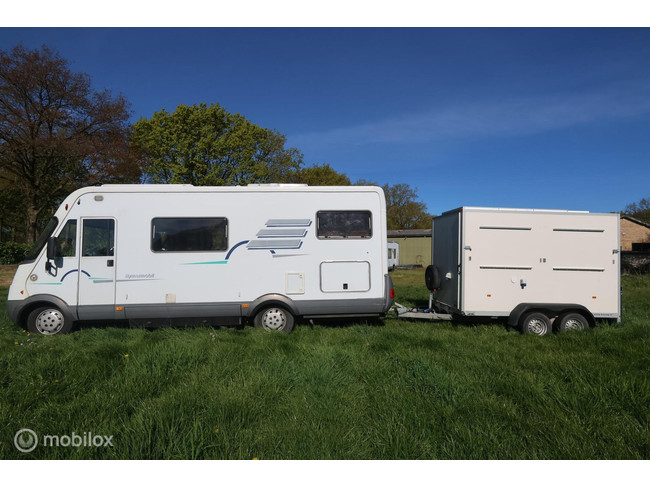 Fiat HYMERMOBIL B644 eventueel met aanhangwagen foto: 3