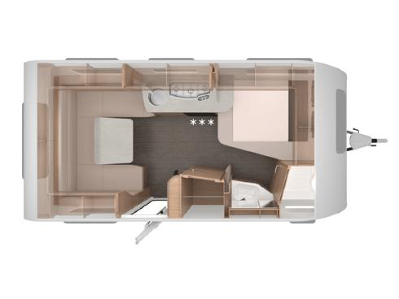 Knaus Sport 450 FU fransbed / rondzit | A69  foto: 19