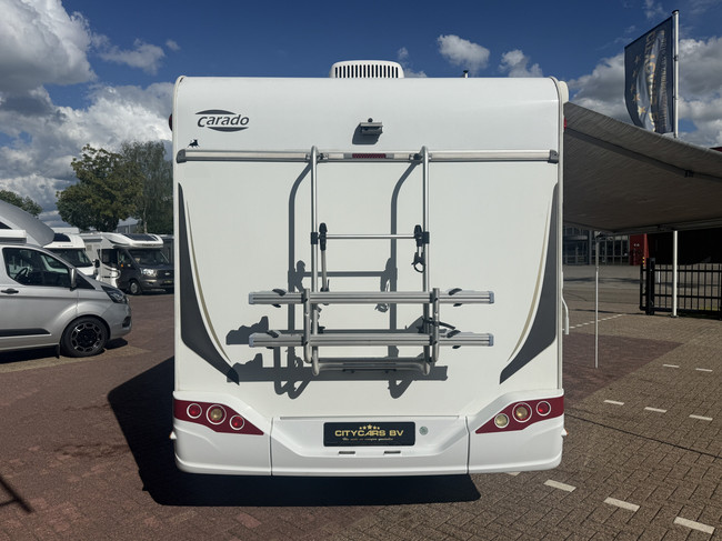Hymer carado T 447 autom&aacute;tico camas individuales toldo aire acondicionado de techo panel solar antena parab&oacute;lica el&eacute;ctrica TV c&aacute;mara portabicicletas garaje grande nevera XXL foto: 6