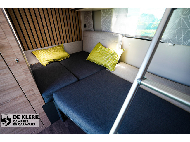Knaus Yaseo 500 DK Inkoop Korting 5700,- stapelbed indeling foto: 11