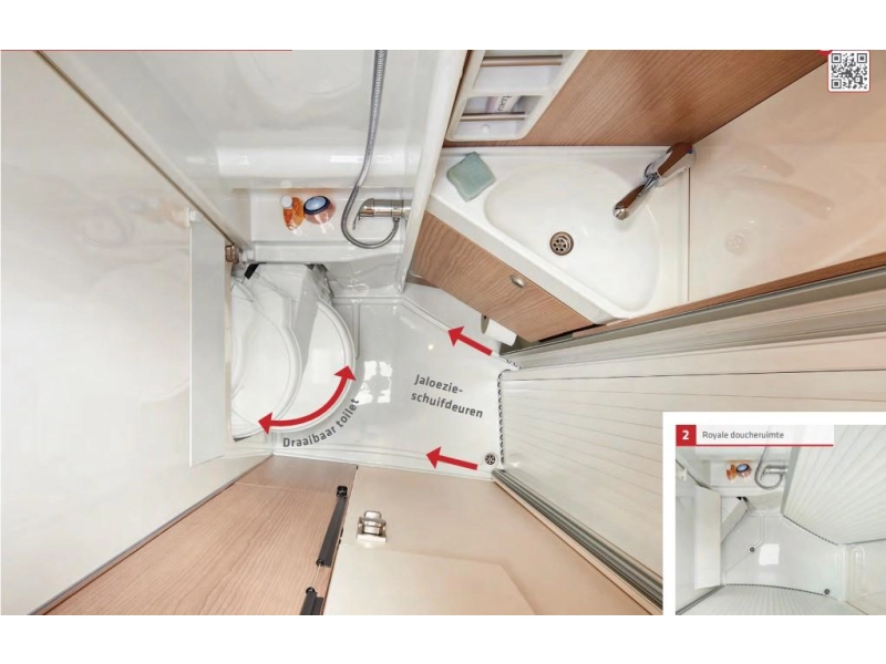 Malibu First Class Two Room 640 LERB L&auml;ngsbetten, Automatik Foto: 8
