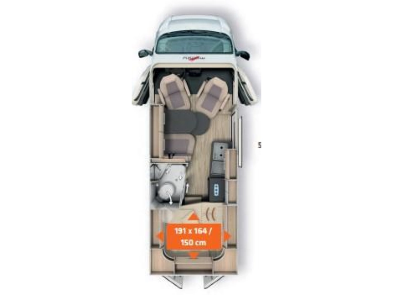 Malibu Diversity GT Skyview 600 DB K Dwarsbed  foto: 1