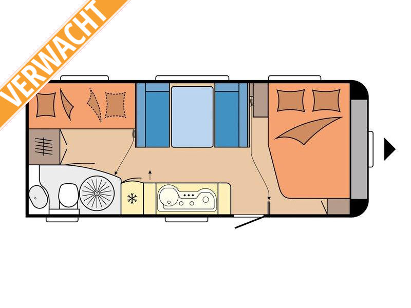 Hobby De Luxe 545 KMF Nieuw | Actie model 2026