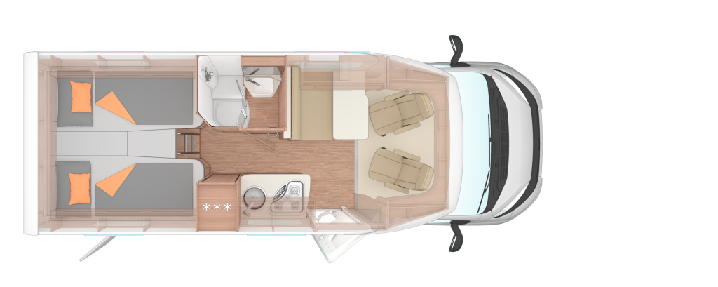 Weinsberg CaraCompact 600 MEG Edition [pepper] 160 CV 9 velocidades autom&aacute;tico foto: 24