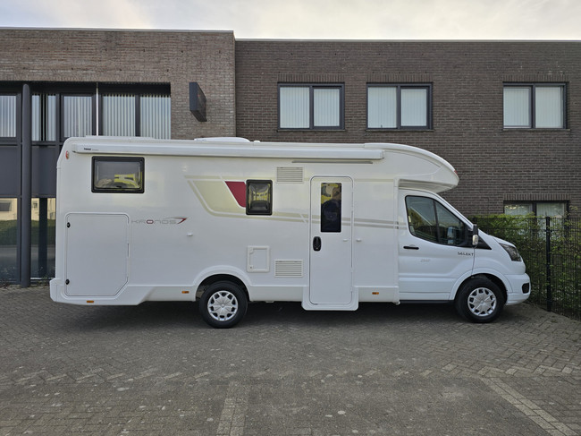 Ford ROLLER TEAM KRONOS 284 P AUTOMAAT 170 PK AIRCO SOLAR LENGTEBEDDEN 1E EIGENAAR DRAAISTOELEN TV + SATELLIET SLECHTS 36.881 KM foto: 5
