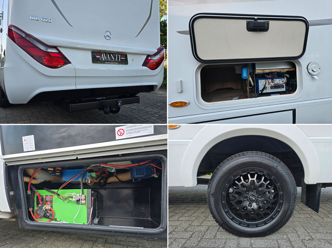 Hymer ML-T 620 163 PK AUTOMAAT 45.588 KM 4400 KG BOMVOL 12 MAANDEN GARANTIE MERCEDES SPRINTER 416 CDI LENGTEBEDDEN SOLAR 18 INCH ALUVELGEN foto: 22