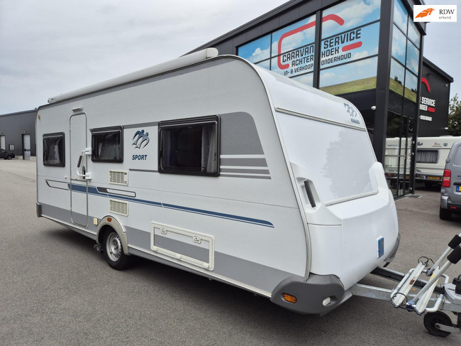 Knaus Sport 500EU enkele bedden, mover, schotel, airco VOL