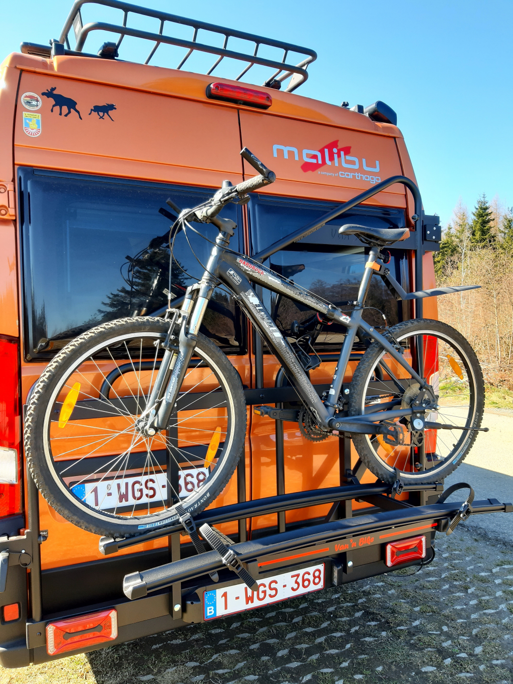 Portabicicletas van'n bike bus camper foto: 8