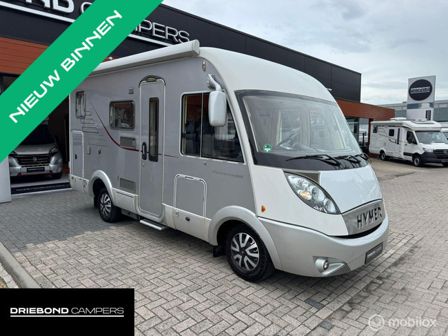 Hymer B 504 SL Dwarsbed Hefbed Vol Luchtvering Luifel Garage