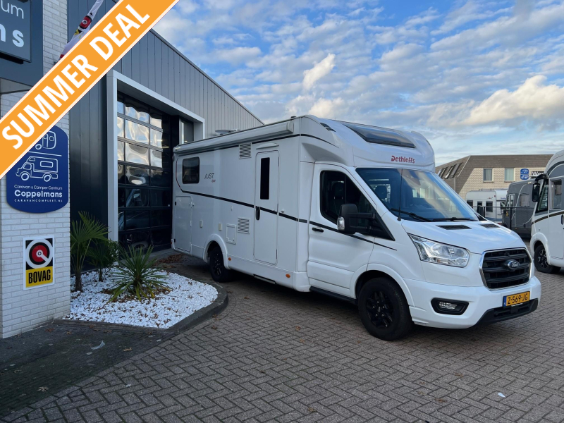 Dethleffs Just Go T 7055 EB automaat, schotel met tv