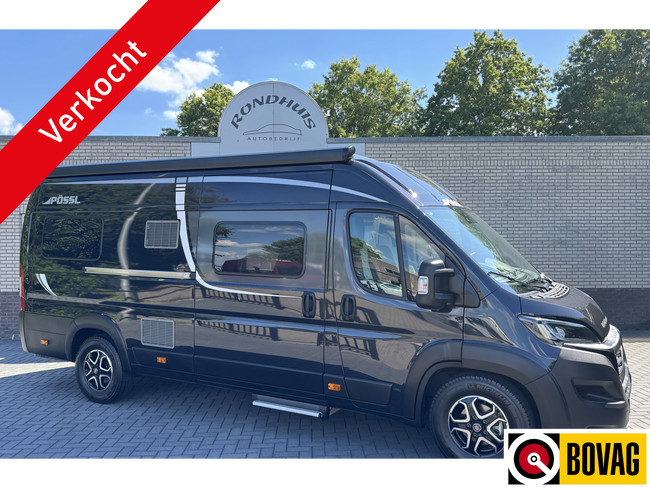 Pössl Roadcruiser 640 D-Line 160 pk AUTOMAAT 9-Traps Euro6 Fiat Ducato Maxi **Lengtebedden/4 zitplaatsen/XXL Koelkast/1e eigenaar/Full