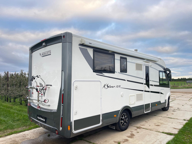 Mobilvetta K-SILVER I-59 Euro 6 Cama Queen + Cama abatible, Aire acondicionado, TV, Portabicicletas foto: 8