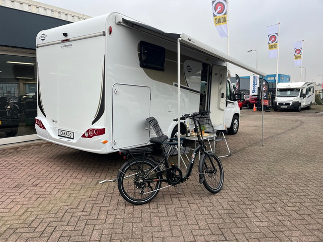 Carado T 448 Enkele Bedden Hefbed XXL garage Cruise Airco foto: 4