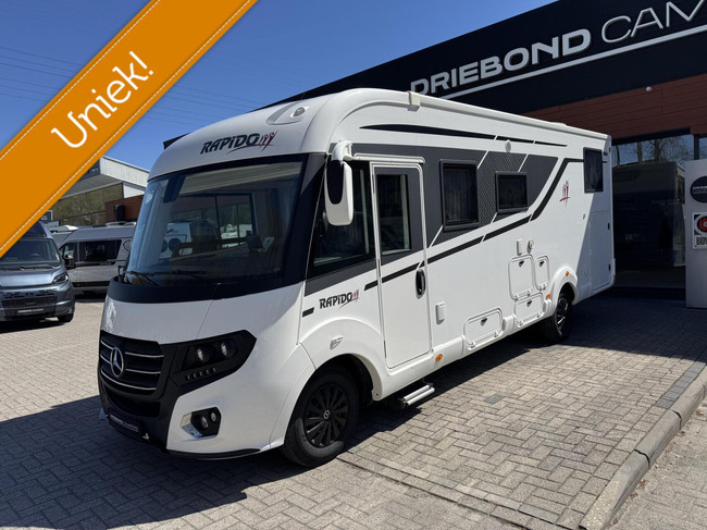 RAPIDO M66 Automaat Enkele Bedden Levelsysteem 2x Airco foto: 4