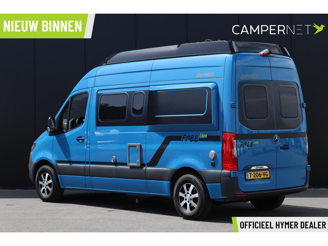 Hymer Free S 600 Blue Evolution 170pk Automaat | Hefdak | 5.93m | Adaptive Cruise | Bearlock | Zonnepanelen | Luifel | Lichtmetalen ve foto: 2